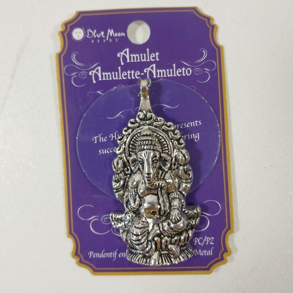 The Hindu‎ Ganesh Amulet Metal  Pendant